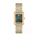 Tory Burch Eleanor Mother of Pearl Black Dial Two Tone Steel Strap Watch for Women - TBW1084 Buy Now By Tory Burch