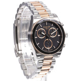 Tissot PR516 Chronograph Black Dial Two Tone Steel Strap Watch for Men - T149.417.22.051.01 Authentic Buy Shop Now