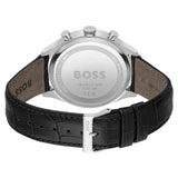 Hugo Boss Gregor Chronograph Black Dial Black Leather Strap Watch for Men - 1514049 Authentic Buy Shop Now
