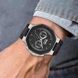 Hugo Boss Taper Chronograph Black Dial Black Leather Strap Watch for Men - 1514085 Authentic Buy Shop Now