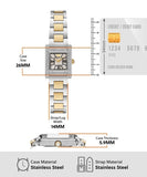 Emporio Armani Genni Crystals Silver Dial Two Tone Steel Strap Watch for Women - AR11704 Buy Now By Emporio Armani