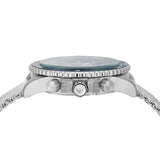 Emporio Armani Diver Chronograph Blue Dial Silver Mesh Strap Watch for Men - AR11587 Buy Now By Emporio Armani