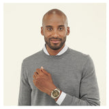 Hugo Boss Grand Prix Chronograph Green Dial Two Tone Steel Strap Watch for Men - 1514227 Buy Now By Hugo Boss