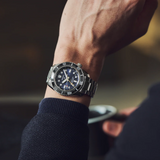 Seiko Prospex Diver Scuba Automatic Blue Dial Silver Steel Strap Watch for Men - SBEJ021 Buy Now By Seiko