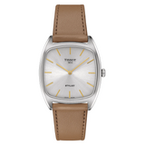 Tissot Stylist Quartz Silver Dial Brown Leather Strap Watch for Women - T159.909.16.031.00 Authentic Buy Shop Now