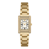 Emporio Armani Genni Crystals Mother of Pearl Dial Gold Steel Strap Watch for Women - AR11659 Buy Now By Emporio Armani