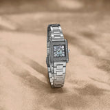 Emporio Armani Genni Analog Mother of Pearl Dial Silver Steel Strap Watch for Women - AR11662 Buy Now By Emporio Armani