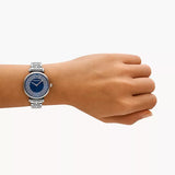 Emporio Armani Gianni T-Bar Blue Dial Silver Steel Strap Watch for Women - AR11627 Buy Now By Emporio Armani