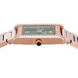 Emporio Armani Genni Green Dial Rose Gold Steel Strap Watch for Women - AR11641 Buy Now By Emporio Armani