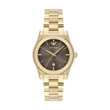 Emporio Armani Federica Brown Dial Gold Steel Strap Watch for Women - AR11700 Buy Now By Emporio Armani