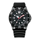 Citizen Mechanical Automatic Black Dial Black Rubber Strap Watch for Men - NJ0125-11E Buy Now By Citizen