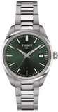 Tissot PR 100 Quartz Green Dial Silver Steel Strap Watch for Women - T150.210.11.091.00 Authentic Buy Shop Now