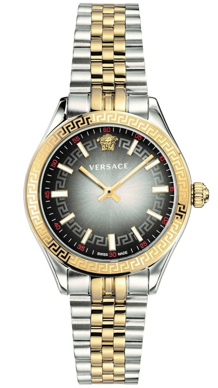 Versace Hellenyium Grey Dial Two Tone Steel Strap Watch for Women - VEHU00520 Buy Now By Versace