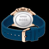 Hugo Boss Runner Chronograph Blue Dial Blue Silicone Strap Watch for Men - 1514169 Buy Now By Hugo Boss