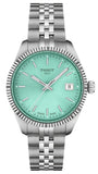 Tissot Ballade Quartz Green Dial Silver Steel Strap Watch for Women - T156.210.11.091.00 Authentic Buy Shop Now