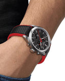 Tissot PR 100 Vuelta Chronograph Black Dial Silver Steel Strap Watch for Men - T150.417.11.051.01 Authentic Buy Shop Now