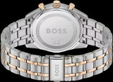 Hugo Boss Tourmaster Chronograph Blue Dial Two Tone Steel Strap Watch for Men - 1514288 Authentic Buy Shop Now