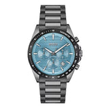Hugo Boss Strike Chronograph Blue Dial Black Steel Strap Watch for Men - 1514242 Buy Now By Hugo Boss