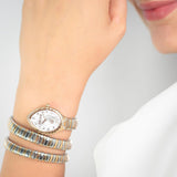 Just Cavalli Specchio Silver Dial Two Tone Steel Strap Watch for Women - JC1L323M0065 Authentic Buy Shop Now