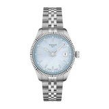 Tissot Ballade Quartz Blue Dial Silver Steel Strap Watch for Women - T156.210.11.351.00 Authentic Buy Shop Now