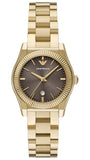 Emporio Armani Federica Brown Dial Gold Steel Strap Watch for Women - AR11700 Buy Now By Emporio Armani