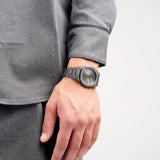 D1 Milano Ultra Thin Anthracite Gray Dial Gray Steel Strap Watch for Men - D1-UTBJ22 Authentic Buy Shop Now