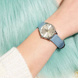 Gucci G Timeless Silver Dial Blue Leather Strap Watch for Women - YA1265039 Authentic Buy Shop Now