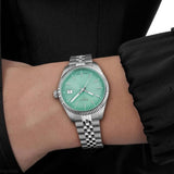 Tissot Ballade Quartz Green Dial Silver Steel Strap Watch for Women - T156.210.11.091.00 Authentic Buy Shop Now
