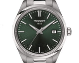 Tissot PR 100 Quartz Green Dial Silver Steel Strap Watch for Women - T150.210.11.091.00 Authentic Buy Shop Now