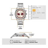 Emporio Armani Racer Chronograph White Dial Silver Steel Strap Watch for Men - AR11645 Buy Now By Emporio Armani