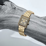 Emporio Armani Genni Crystals Gold Dial Gold Steel Strap Watch for Women - AR11663 Buy Now By Emporio Armani