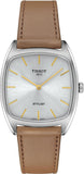 Tissot Stylist Quartz Silver Dial Brown Leather Strap Watch for Women - T159.909.16.031.00 Authentic Buy Shop Now