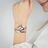 Just Cavalli Cristallo Silver Dial Silver Steel Strap Watch for Women - JC1L307M0015 Authentic Buy Shop Now