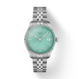 Tissot Ballade Quartz Green Dial Silver Steel Strap Watch for Women - T156.210.11.091.00 Authentic Buy Shop Now