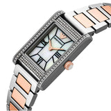 Emporio Armani Genni Mother of Pearl Dial Two Tone Steel Strap Watch for Women - AR11626 Buy Now By Emporio Armani