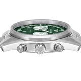 Emporio Armani Racer Chronograph Green Dial Silver Steel Strap Watch for Men - AR11637 Buy Now By Emporio Armani