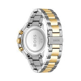 Hugo Boss Runner Chronograph Grey Dial Two Tone Steel Strap Watch for Men - 1514144 Buy Now By Hugo Boss