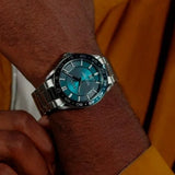 Hugo Boss Runner 3H Green Dial Silver Steel Strap Watch for Men - 1514208 Buy Now By Hugo Boss