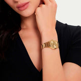 D1 Milano Ultra Thin Zephyr Gold Dial Gold Steel Strap Watch for Women - D1-UTBL31 Authentic Buy Shop Now