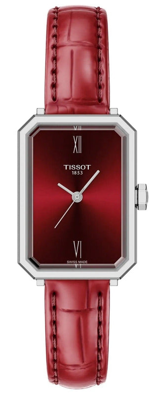 Tissot SRV Red Dial Red Leather Strap Watch for Women - T160.110.16.423.00 Authentic Buy Shop Now