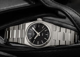 Tissot PRX Quartz Diamonds Black Dial Silver Steel Strap Watch for Women - T137.010.11.056.00 Authentic Buy Shop Now