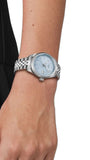 Tissot Ballade Quartz Blue Dial Silver Steel Strap Watch for Women - T156.210.11.351.00 Authentic Buy Shop Now