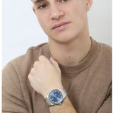 Hugo Boss Candor Blue Dial Silver Steel Strap Watch for Men - 1514076 Buy Now By Hugo Boss