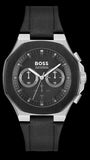 Hugo Boss Taper Chronograph Black Dial Black Leather Strap Watch for Men - 1514085 Authentic Buy Shop Now