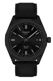 Tissot PRC 100 Solar Quartz Black Dial Black Leather Strap Watch for Men - T151.422.36.051.00 Authentic Buy Shop Now