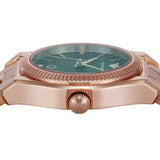 Emporio Armani Federica Analog Green Dial Rose Gold Steel Strap Watch for Women - AR11639 Buy Now By Emporio Armani