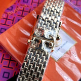 Tory Burch Eleanor Mother of Pearl Pink Dial Gold Steel Strap Watch for Women - TBW1077 Buy Now By Tory Burch