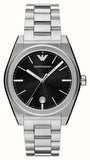 Emporio Armani Frederico Analog Black Dial Silver Steel Strap Watch for Men - AR11622 Buy Now By Emporio Armani