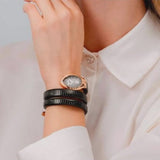 Just Cavalli Classico Lungo Black Dial Black Steel Strap Watch for Women - JC1L248M0085