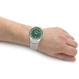 Hugo Boss Candor Green Dial Silver Steel Strap Watch for Men - 1514079 Buy Now By Hugo Boss